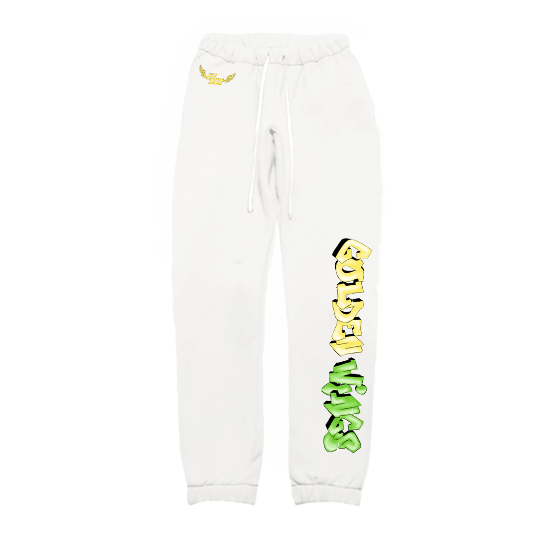 LOGO SWEATPANTS in white - Palm Angels® Official
